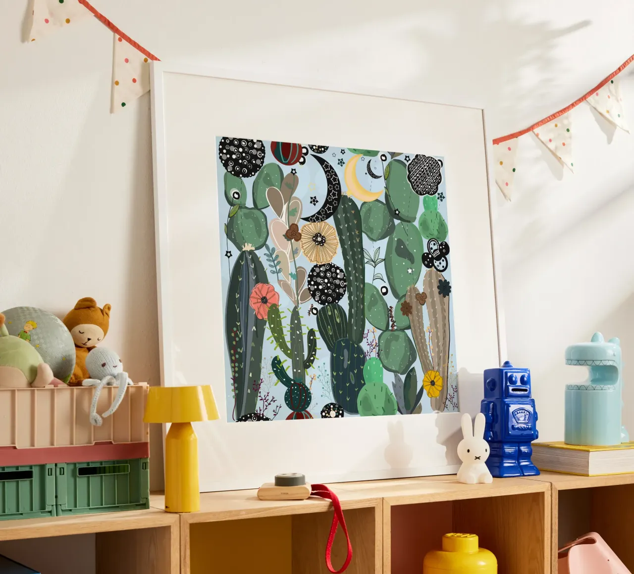 Succulente mooon e star poster da gulsengunel