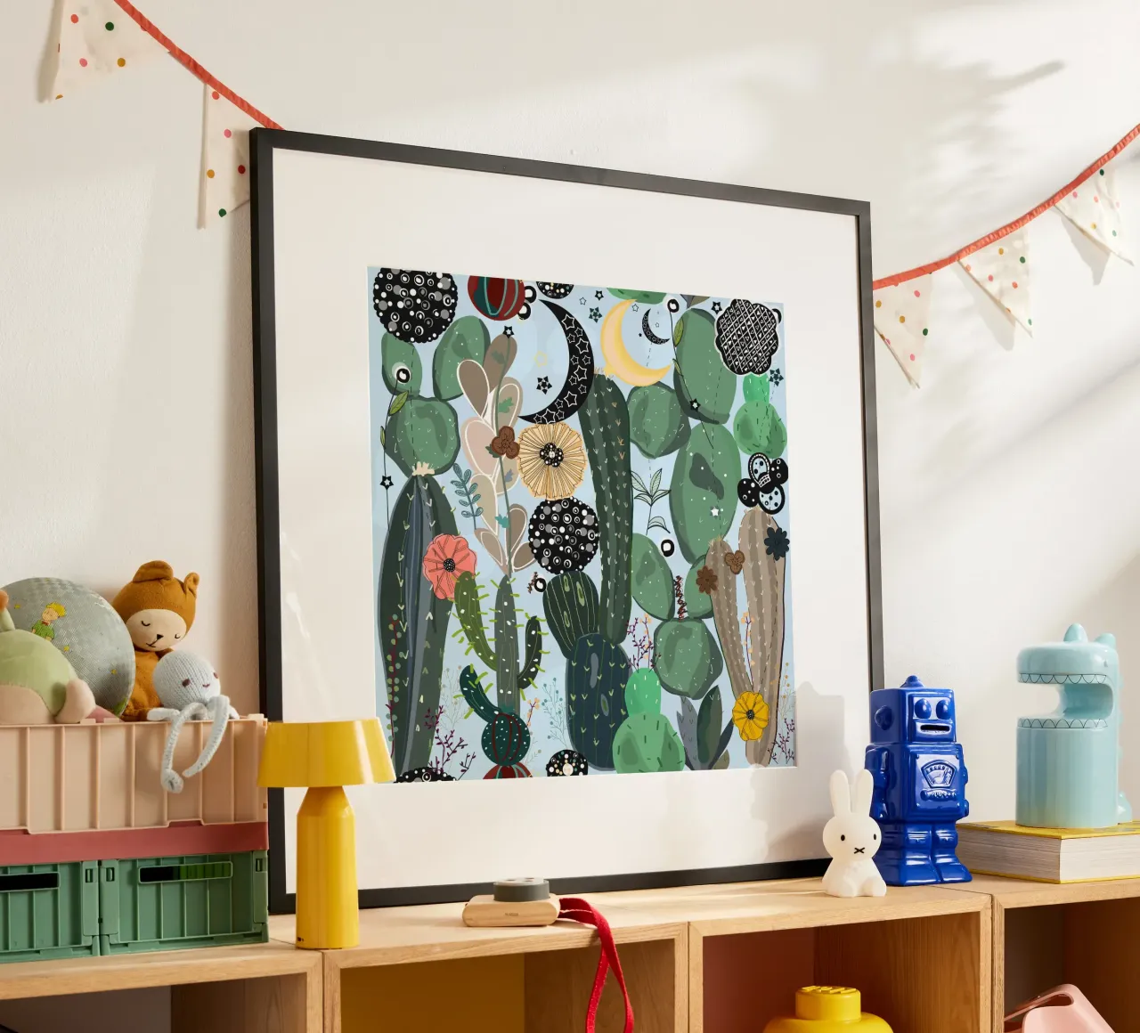 Succulente mooon e star poster da gulsengunel