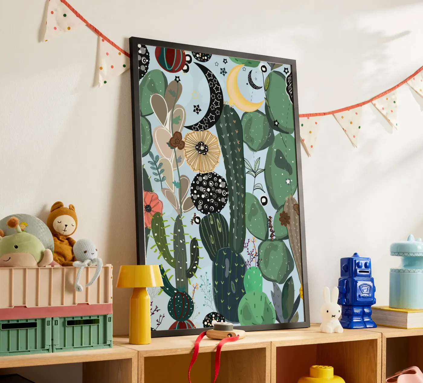 Succulente mooon e star poster da gulsengunel