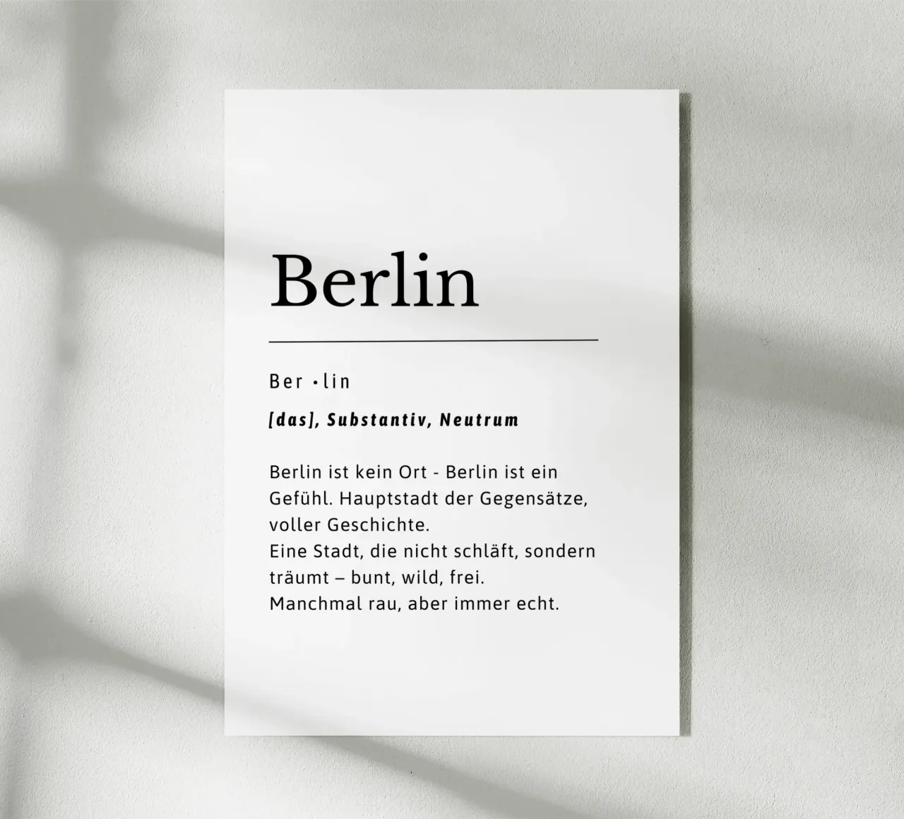 Berlin plexiglass da typostudio