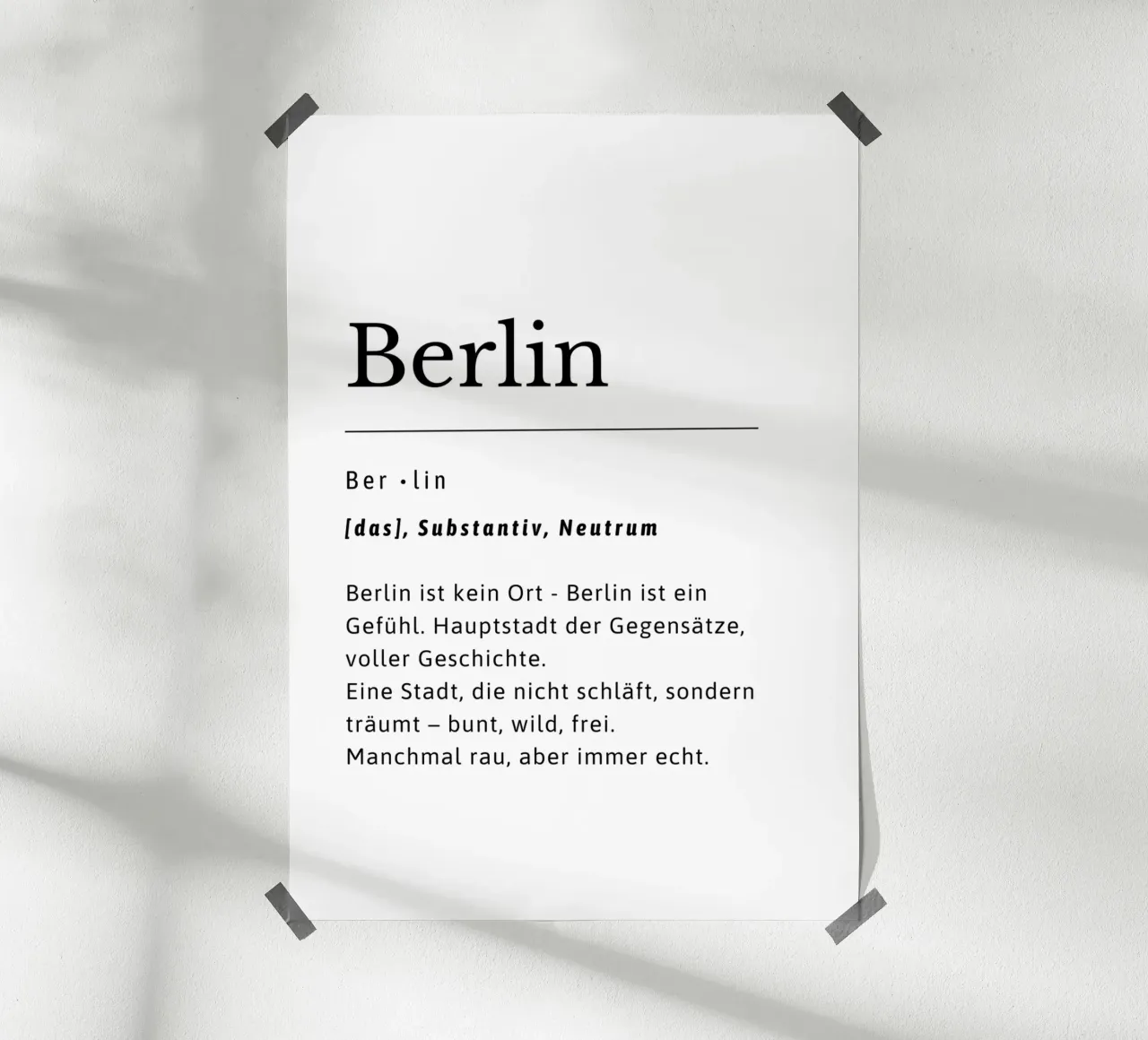 Berlin poster da typostudio