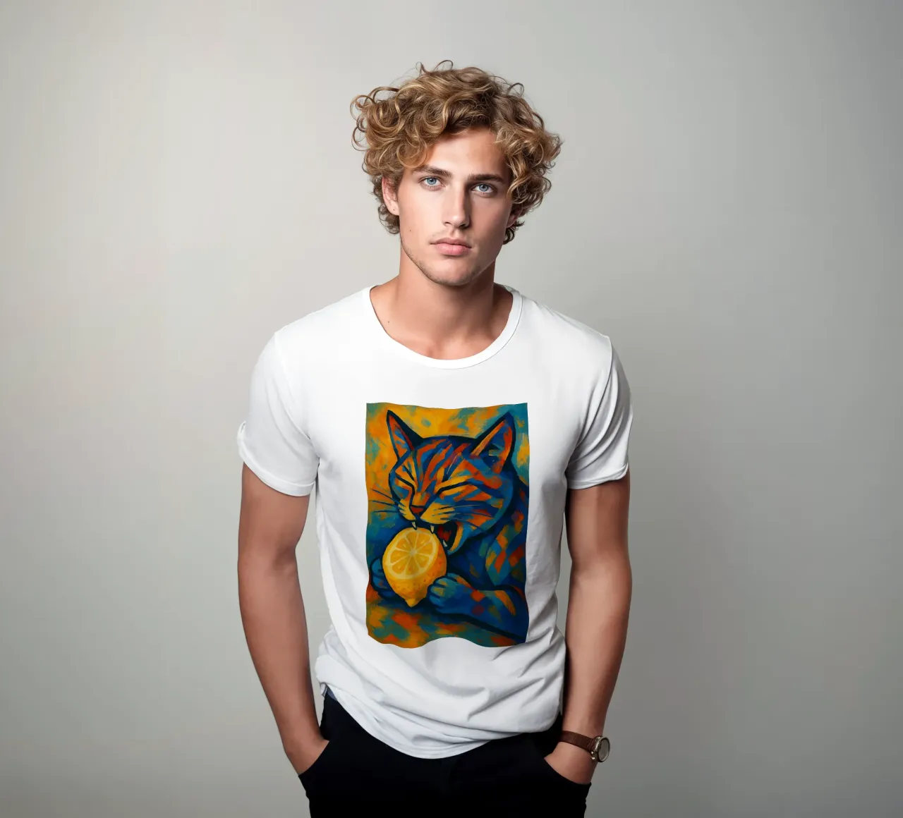 The Sour Bite t-shirt da LemonCat Studio