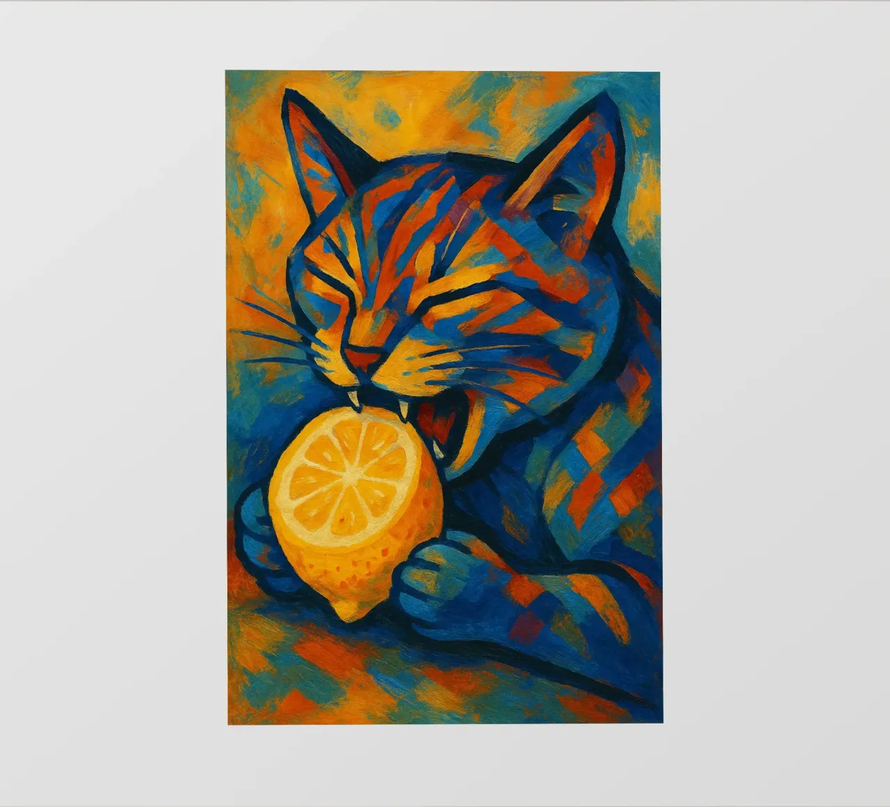 The Sour Bite telo in pvc da LemonCat Studio