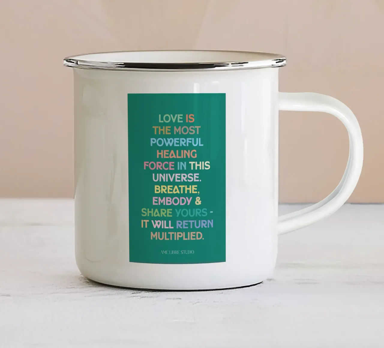 💚 tazza in smalto da MENTHE SAUVAGE