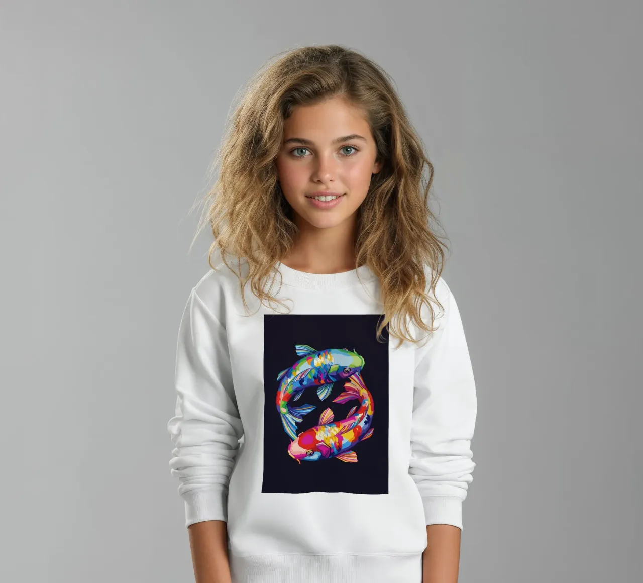 Pesce koi Yin Yang felpa bambino da Wild Life studio