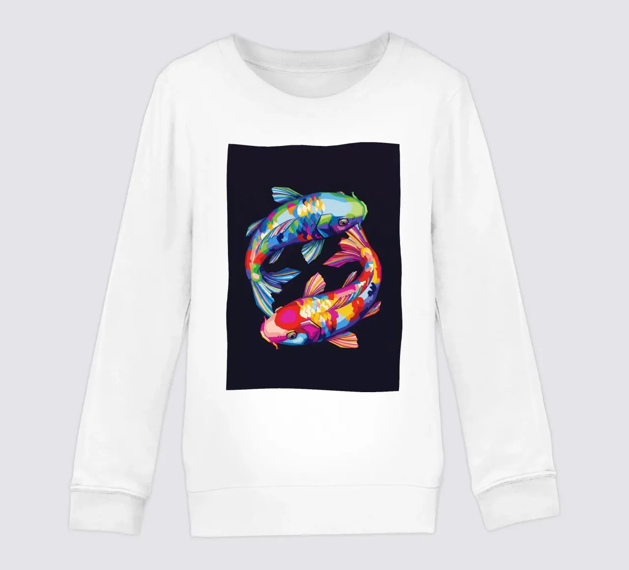 Pesce koi Yin Yang felpa bambino da Wild Life studio