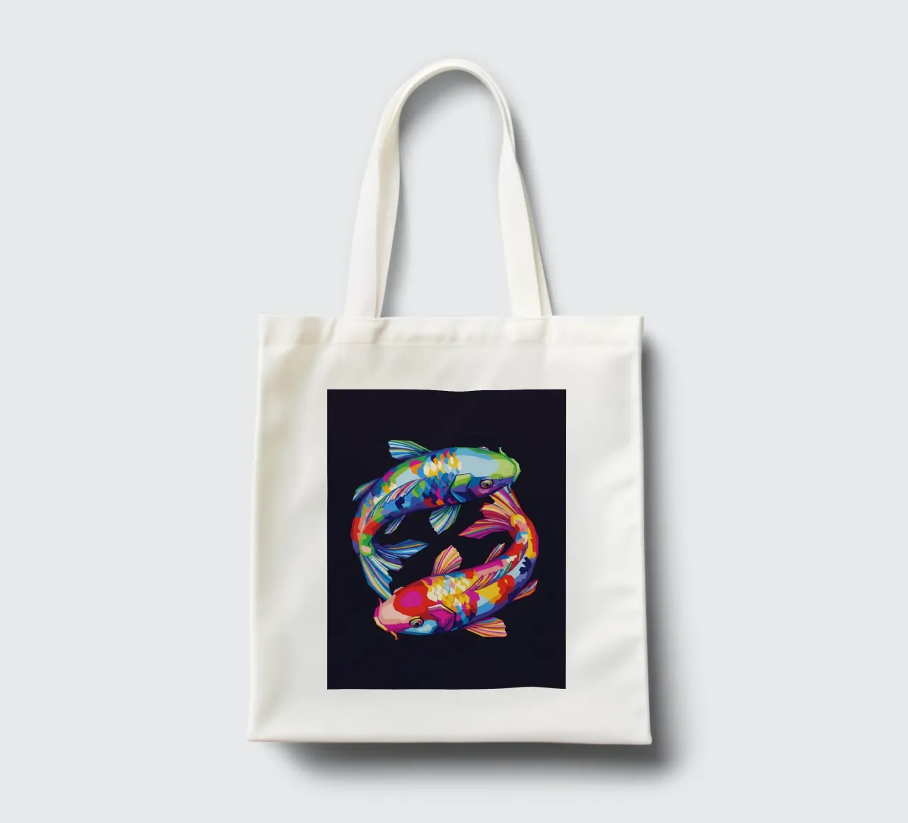 Pesce koi Yin Yang borsa in juta da Wild Life studio
