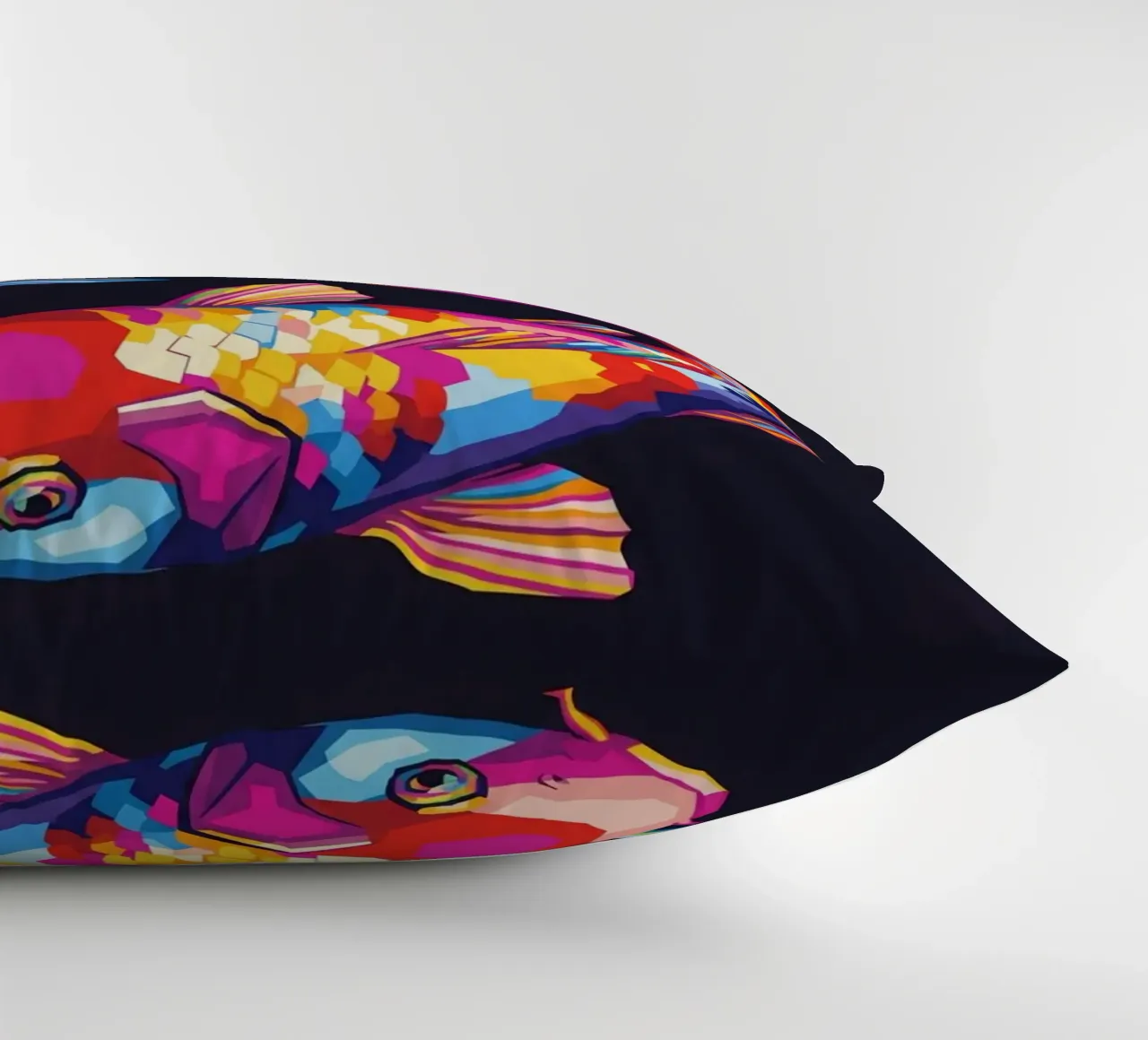 Pesce koi Yin Yang cuscino da Wild Life studio