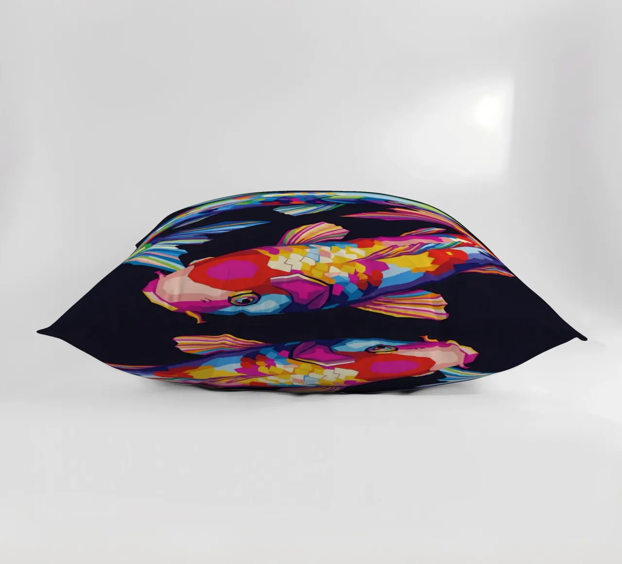 Pesce koi Yin Yang cuscino da Wild Life studio