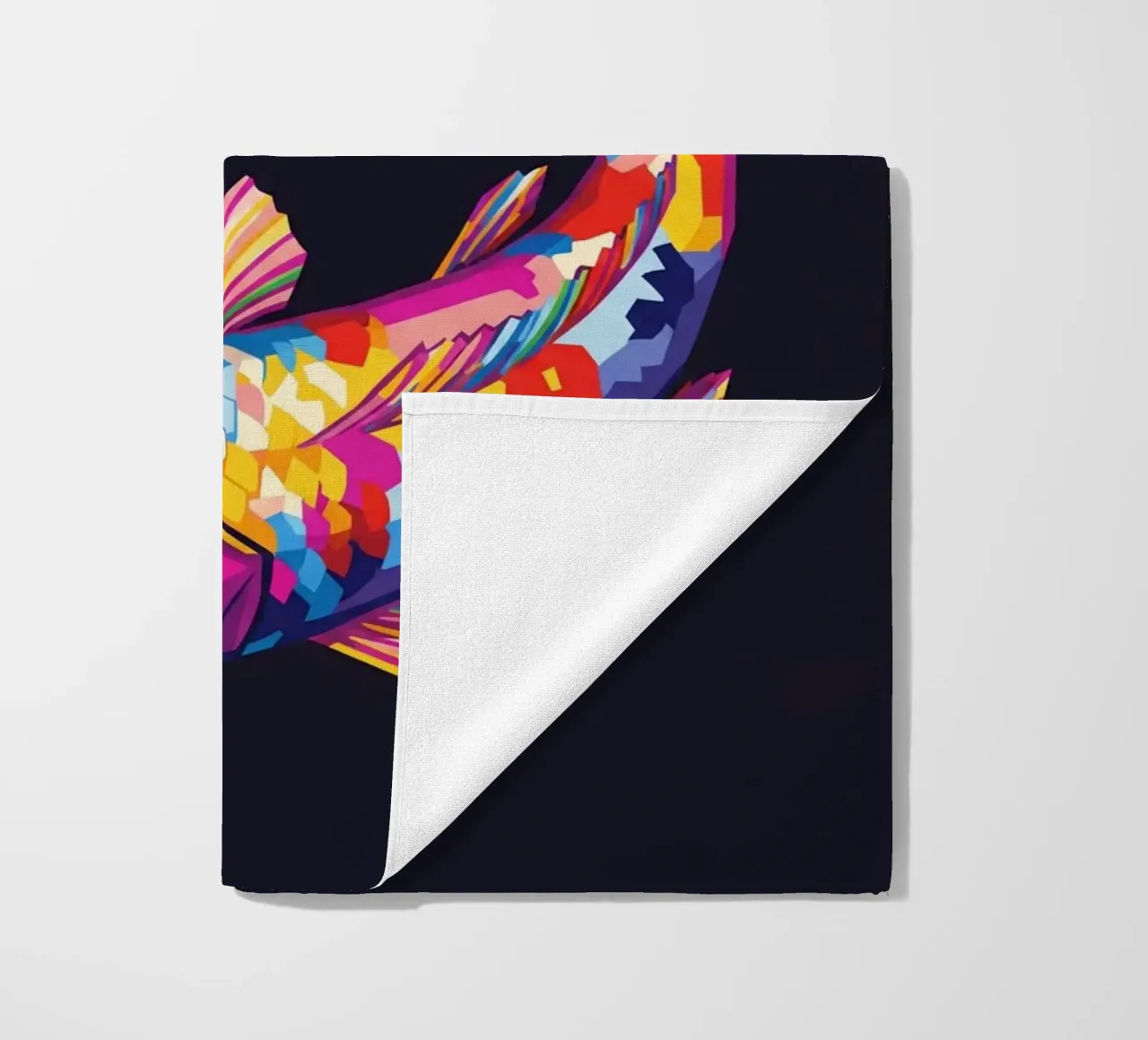 Pesce koi Yin Yang telo mare da Wild Life studio