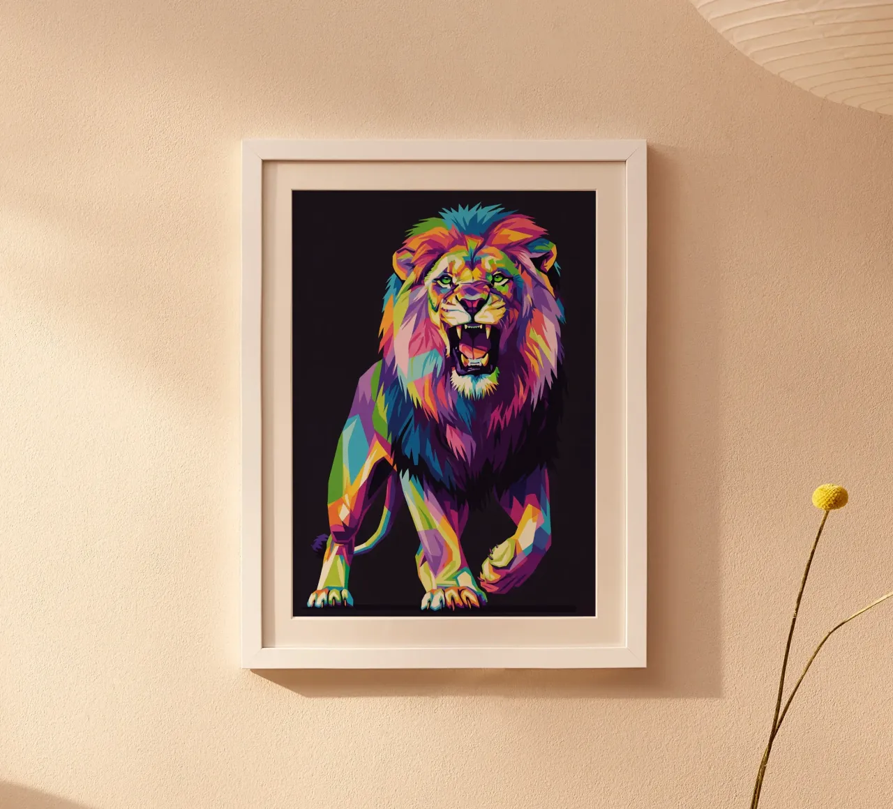 Arte del ruggito del leone poster da Wild Life studio
