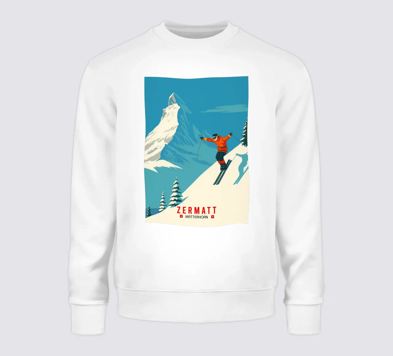 Zermatt & the Matterhorn felpa da Attaboy Dsgn