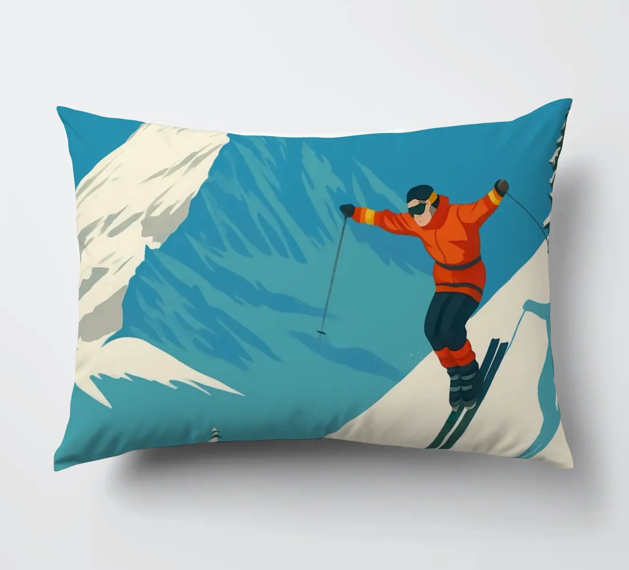Zermatt & the Matterhorn cuscino da Attaboy Dsgn