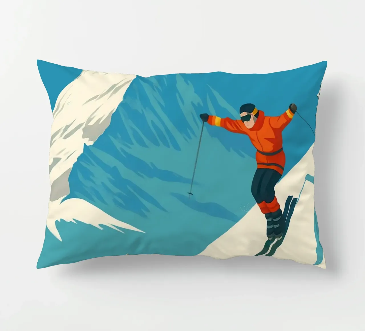 Zermatt & the Matterhorn cuscino da Attaboy Dsgn