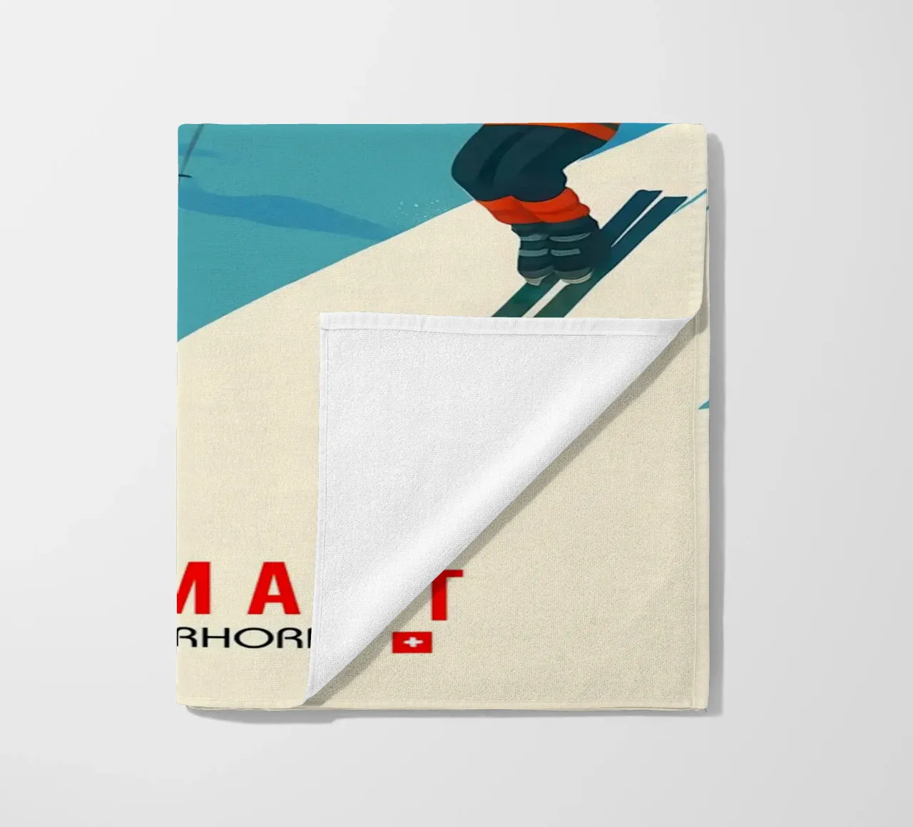 Zermatt & the Matterhorn telo mare da Attaboy Dsgn