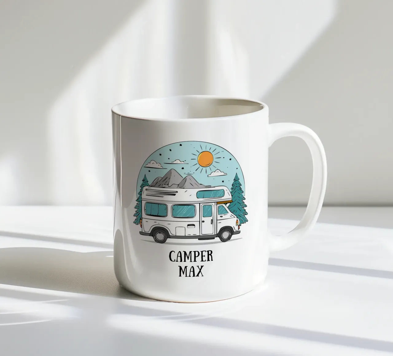 Camper tazza in ceramica da Fraysein Design