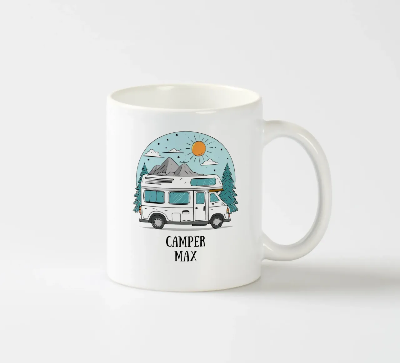 Camper tazza in ceramica da Fraysein Design