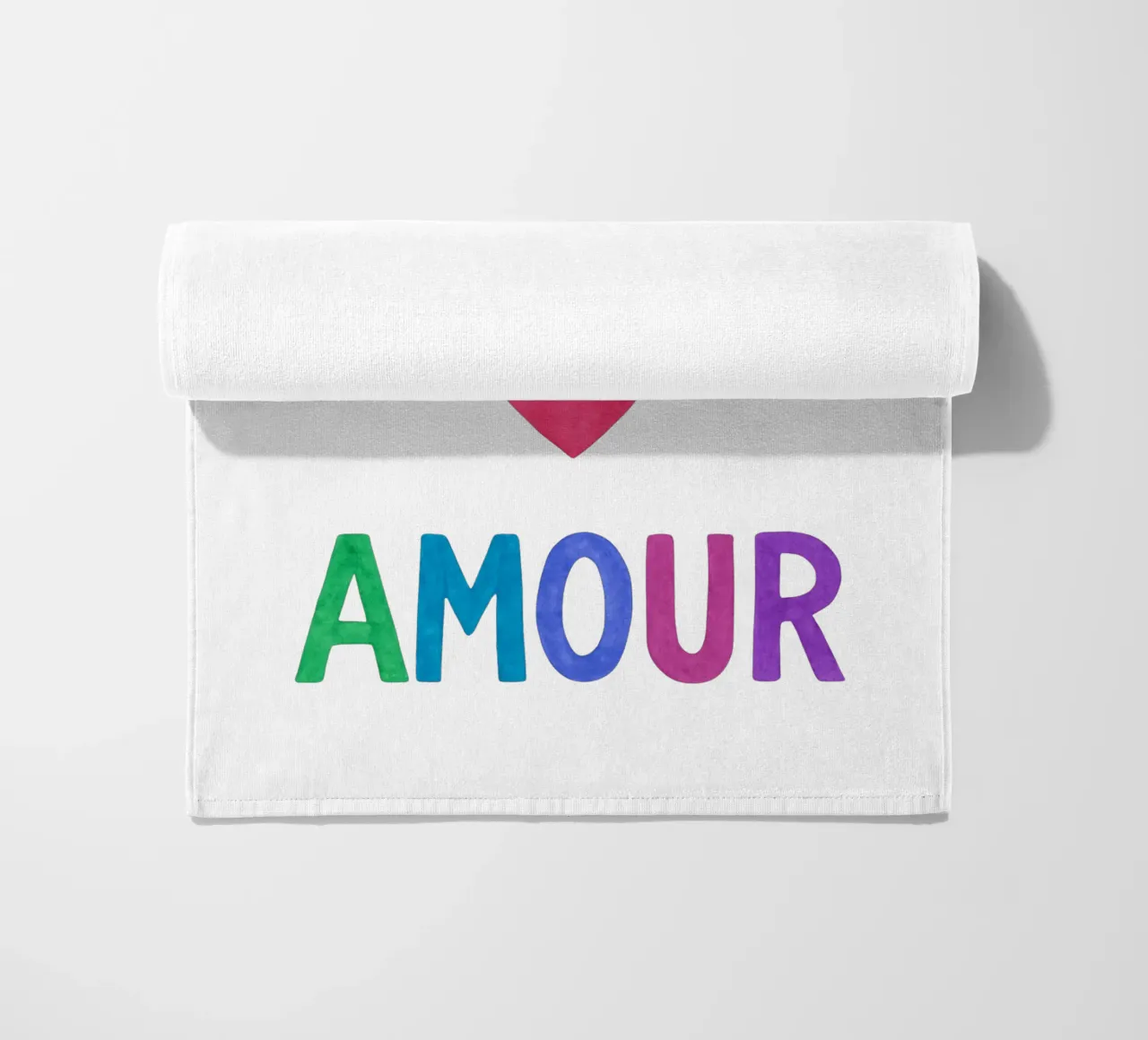 Con amore telo mare da typostudio