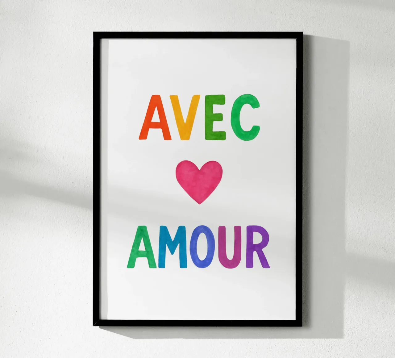 Con amore poster da typostudio