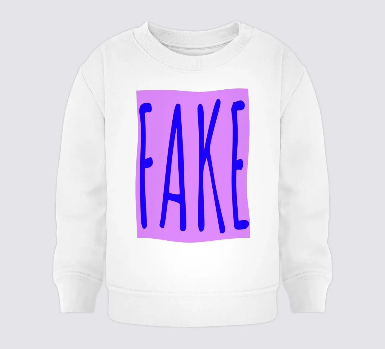 Fake. (3 Farbvarianten) felpa neonato da FRICKE DESIGN