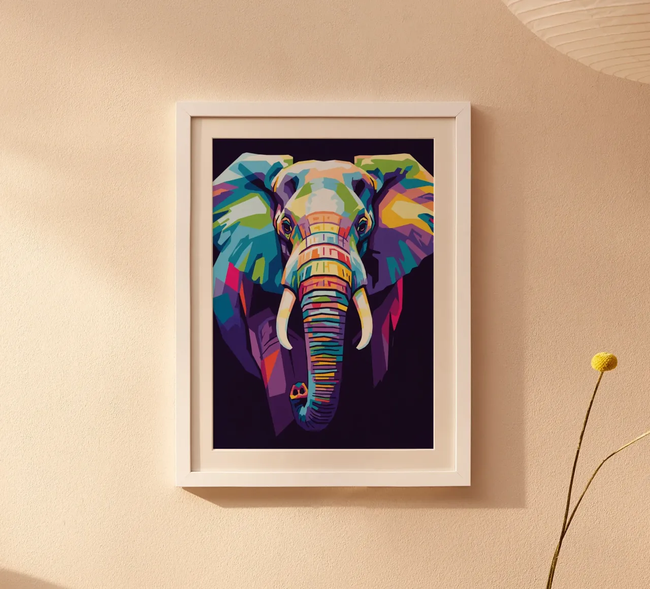 Arte dell'elefante (2) poster da Wild Life studio
