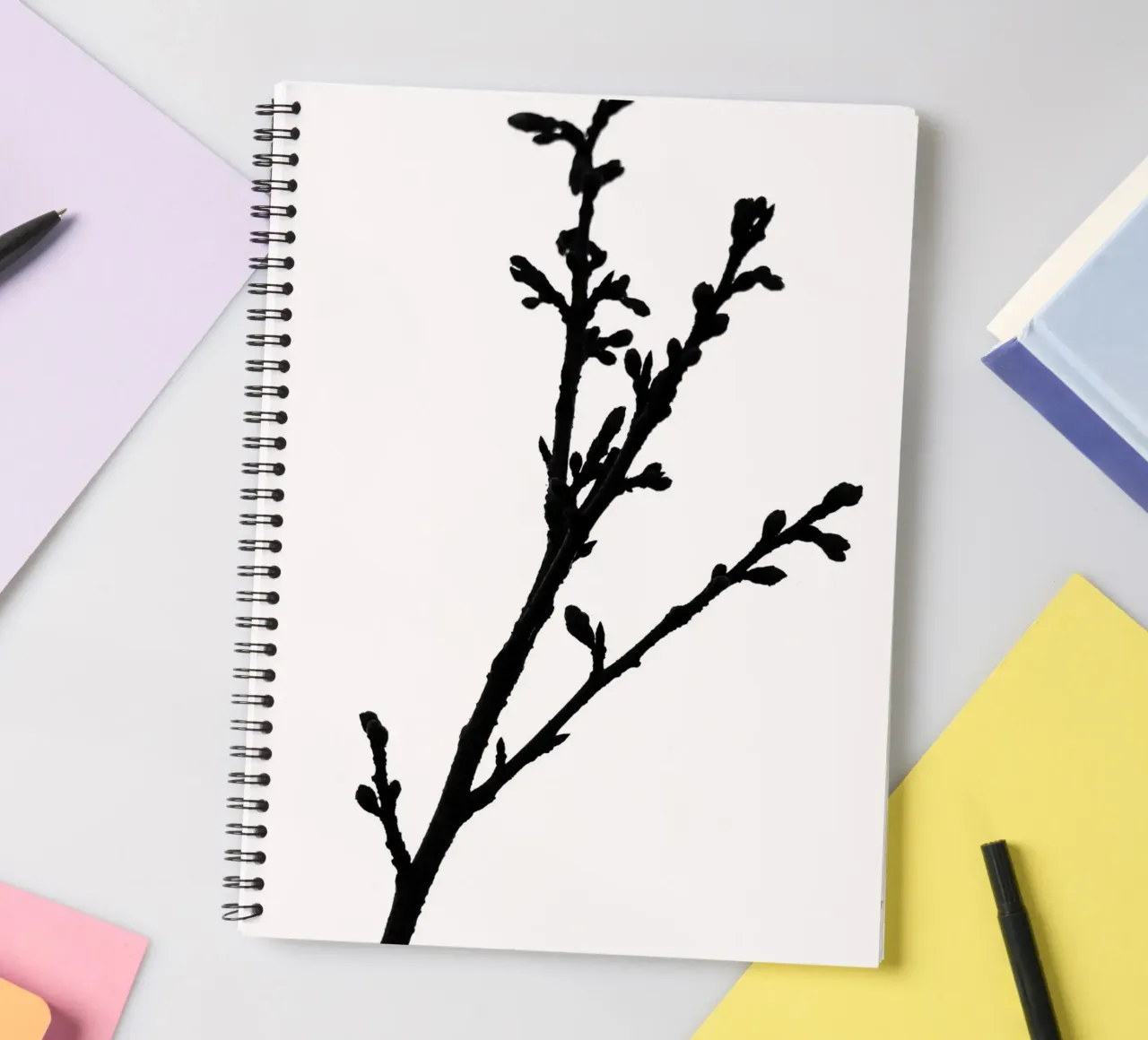 Keep it Minimal spiral notebook by rafael campezato