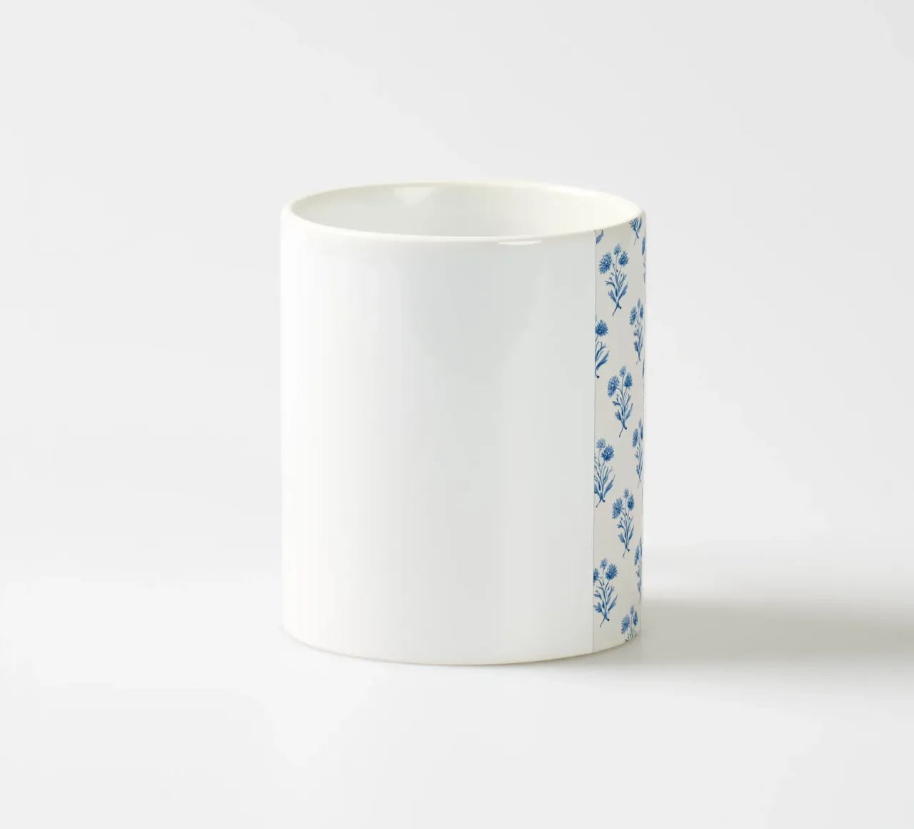 Fiori blu amore tazza in ceramica da Carinaprint