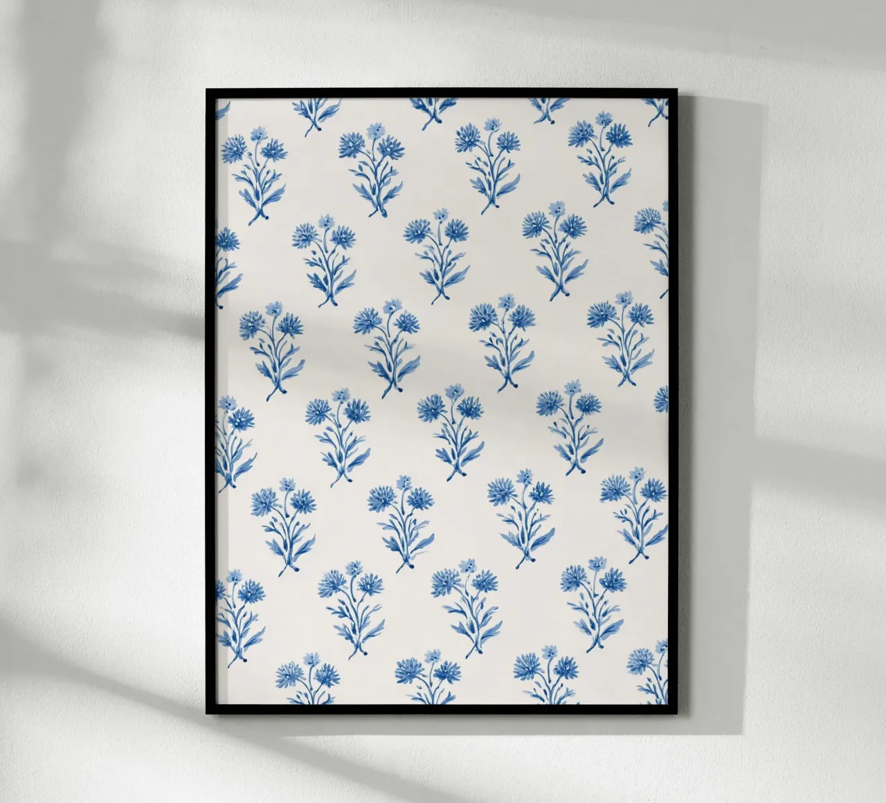 Fiori blu amore poster da Carinaprint