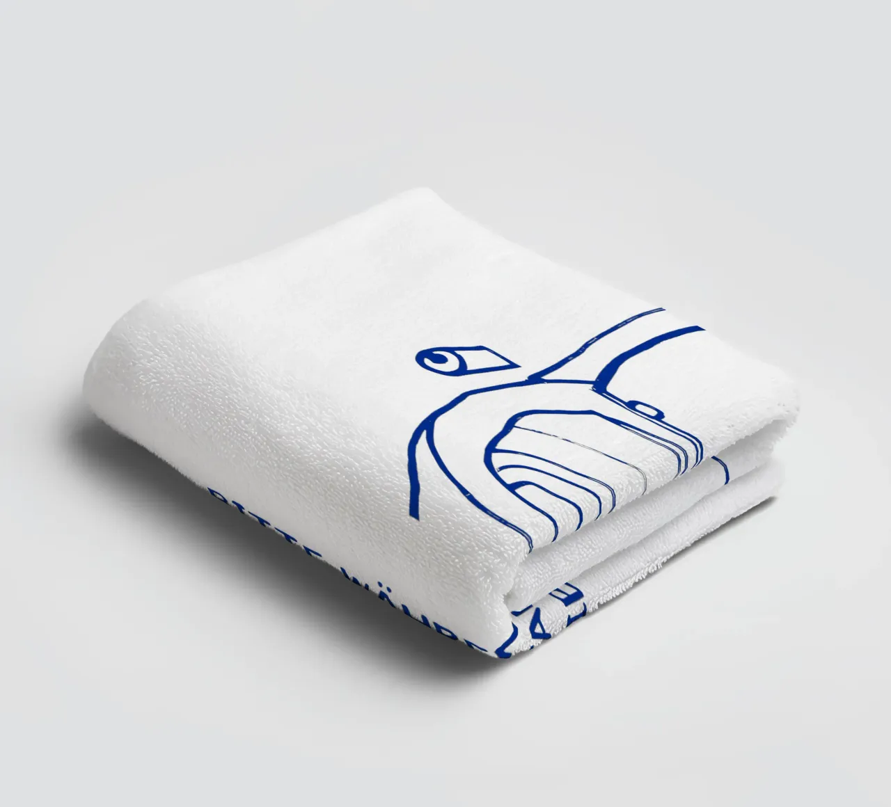 Please remain seated during the entire event! towel by Attaboy Dsgn