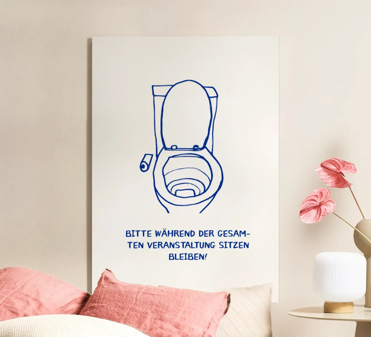 Si prega di rimanere seduti per tutta la durata dell'evento! plexiglass da Attaboy Dsgn