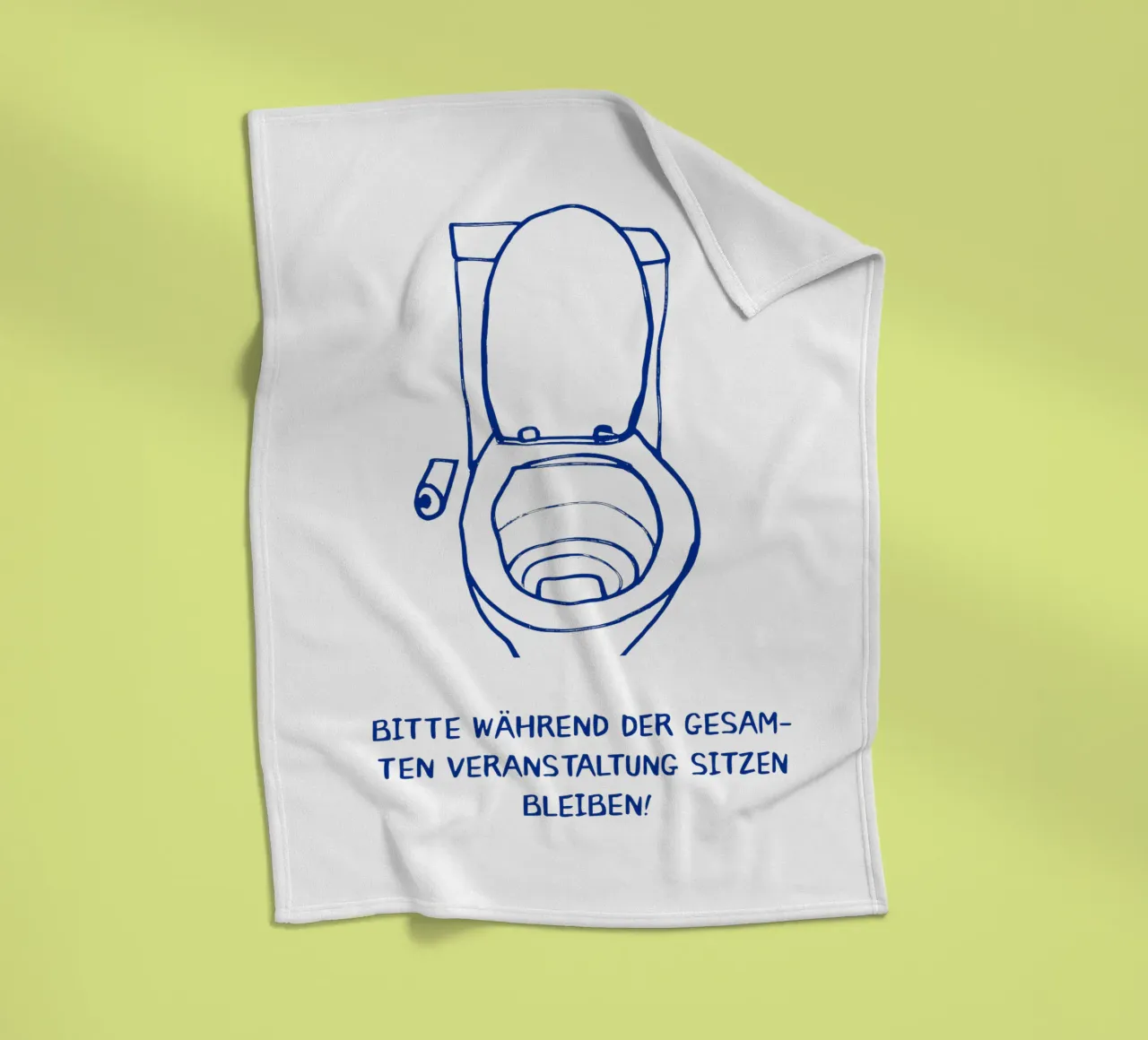 Si prega di rimanere seduti per tutta la durata dell'evento! coperta in pile da Attaboy Dsgn