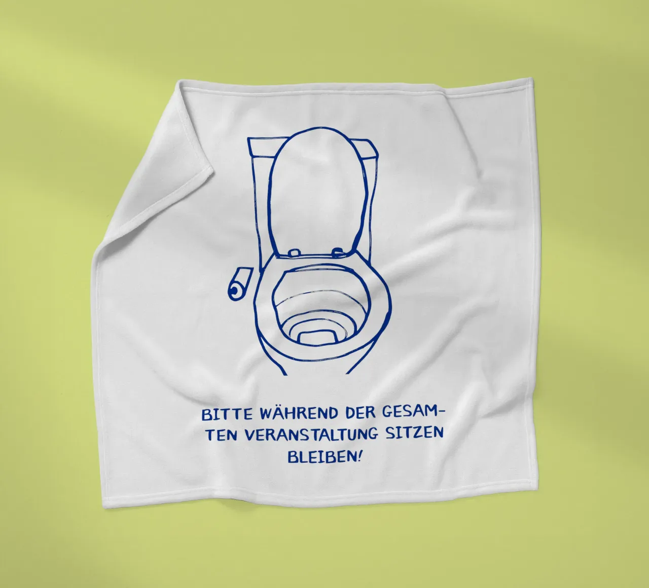 Si prega di rimanere seduti per tutta la durata dell'evento! coperta in pile da Attaboy Dsgn