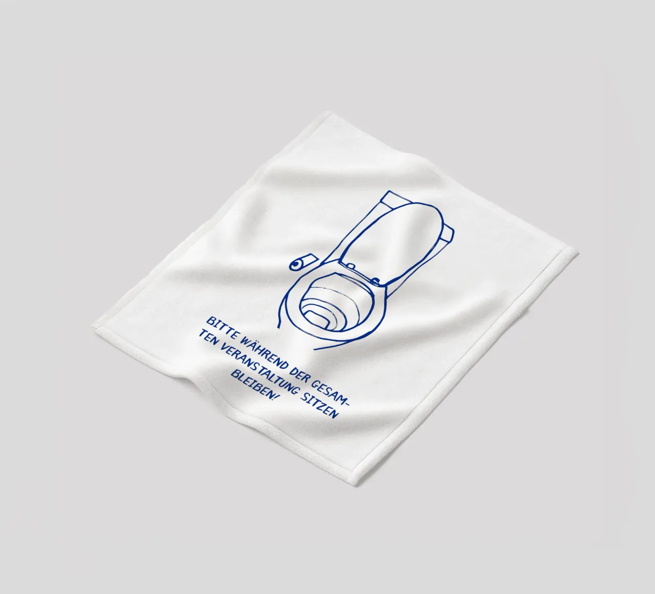 Si prega di rimanere seduti per tutta la durata dell'evento! coperta in pile da Attaboy Dsgn