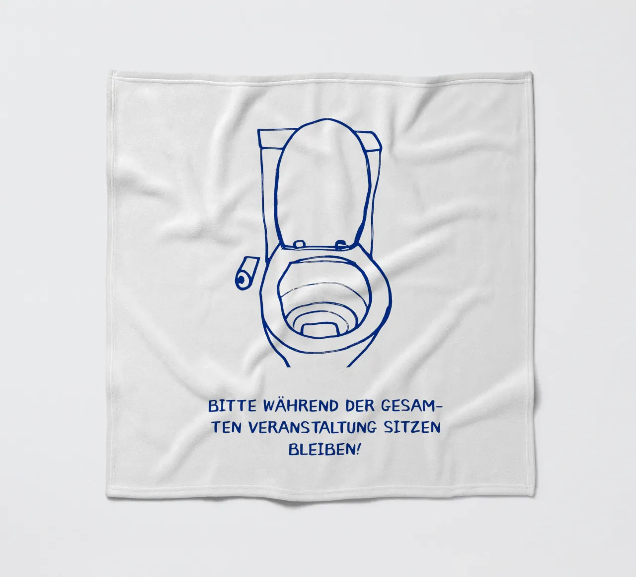 Si prega di rimanere seduti per tutta la durata dell'evento! coperta in pile da Attaboy Dsgn