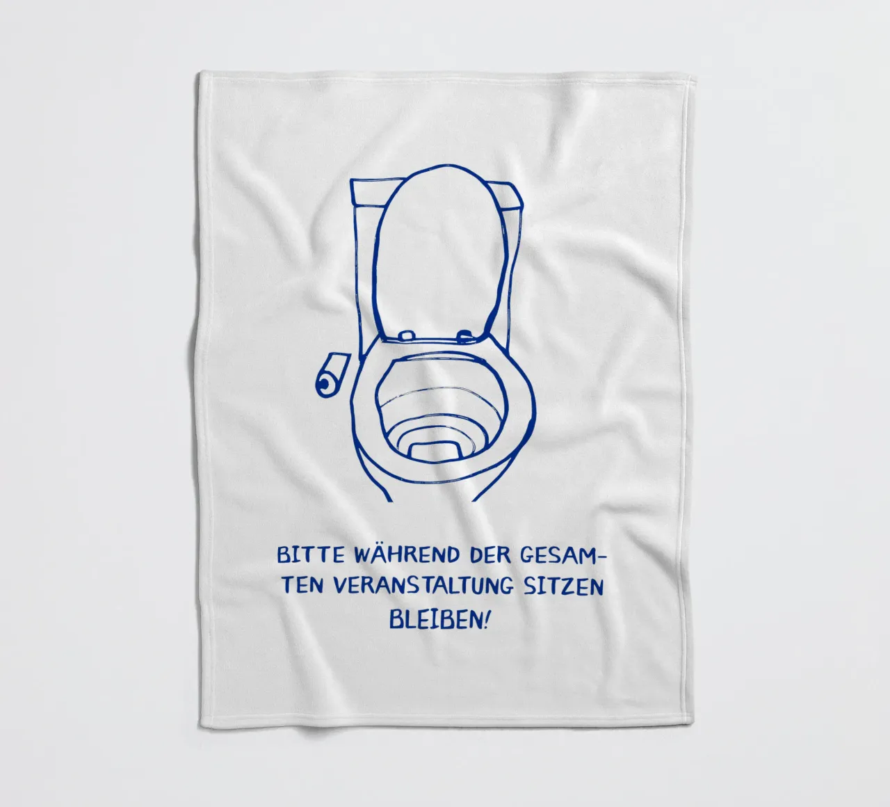 Si prega di rimanere seduti per tutta la durata dell'evento! coperta in pile da Attaboy Dsgn
