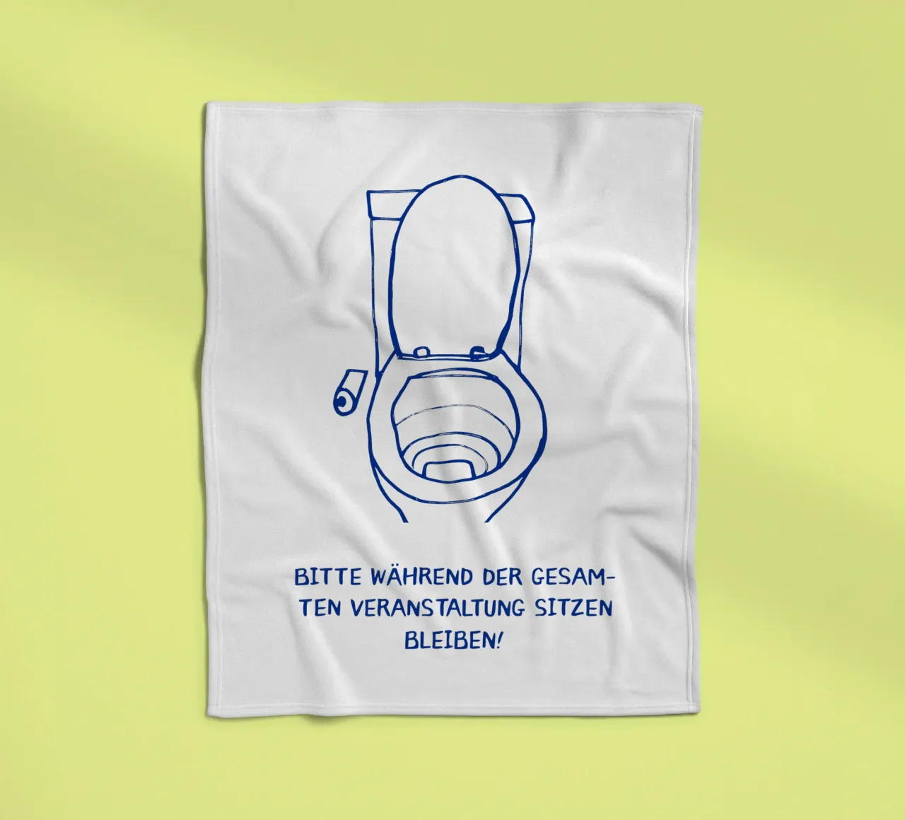 Si prega di rimanere seduti per tutta la durata dell'evento! coperta in pile da Attaboy Dsgn