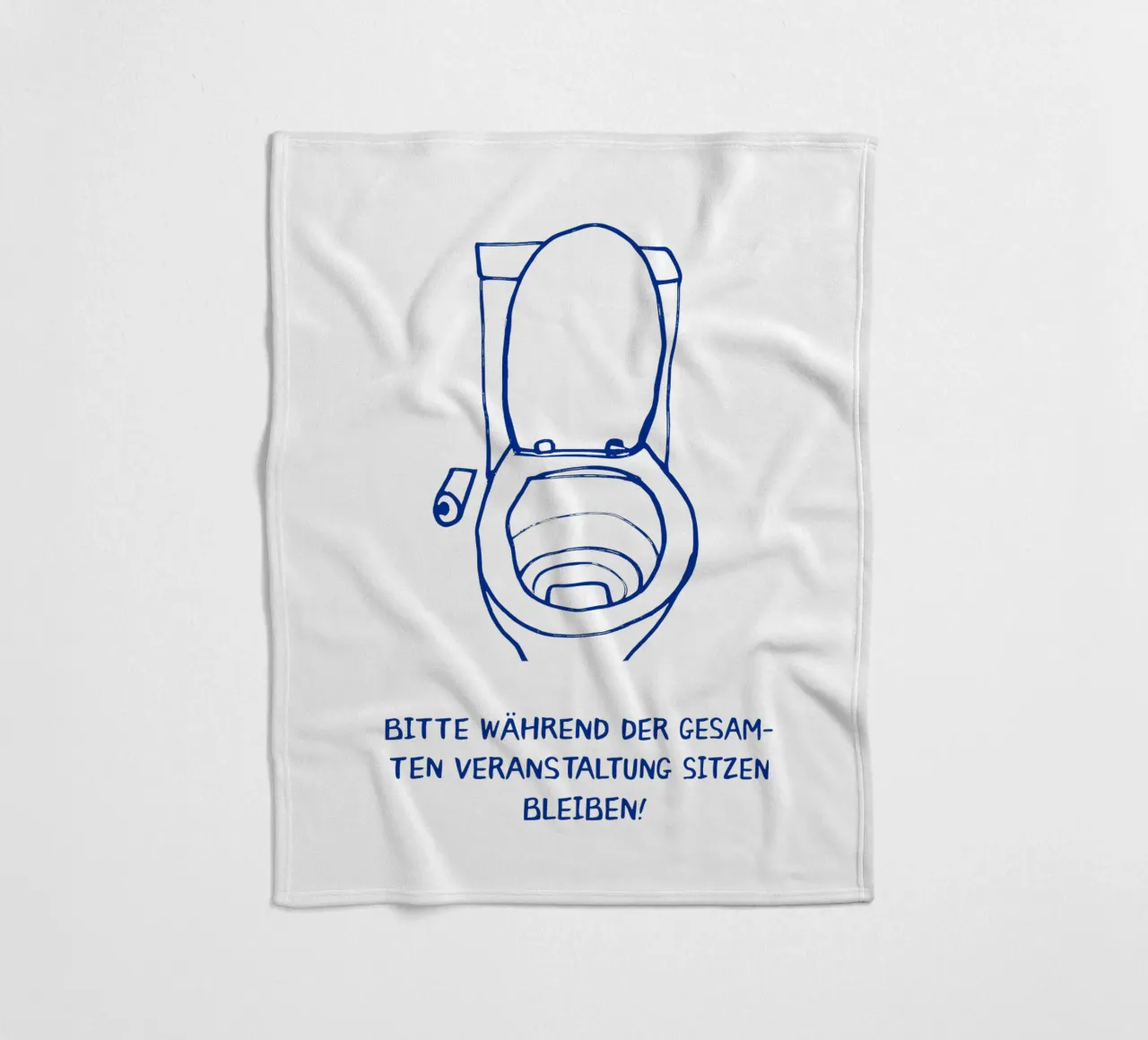 Si prega di rimanere seduti per tutta la durata dell'evento! coperta in pile da Attaboy Dsgn