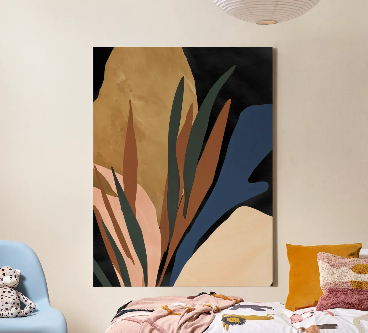 Petal & Shadow 1 canvas with Floater frame by Seed & Signal