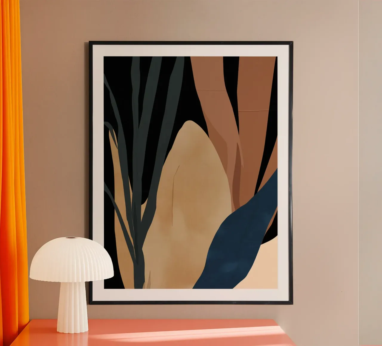 Bloemblaadjes en schaduw 2 poster van Seed & Signal