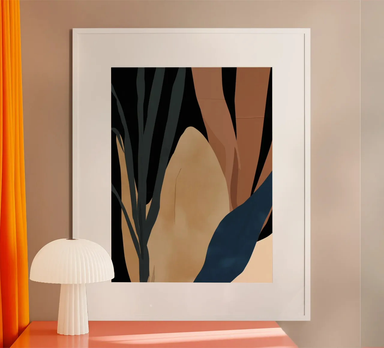 Bloemblaadjes en schaduw 2 poster van Seed & Signal