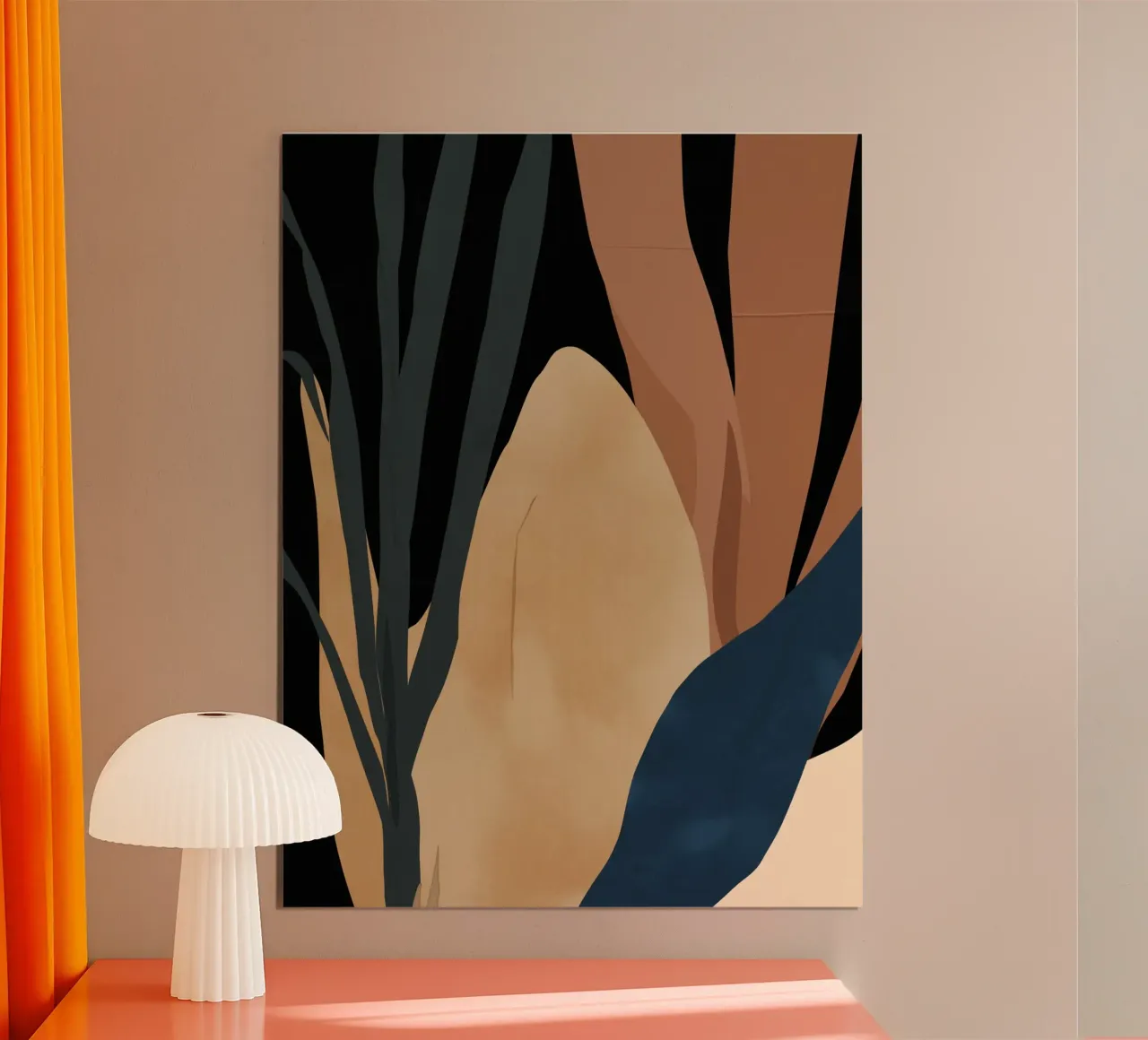 Bloemblaadjes en schaduw 2 poster van Seed & Signal
