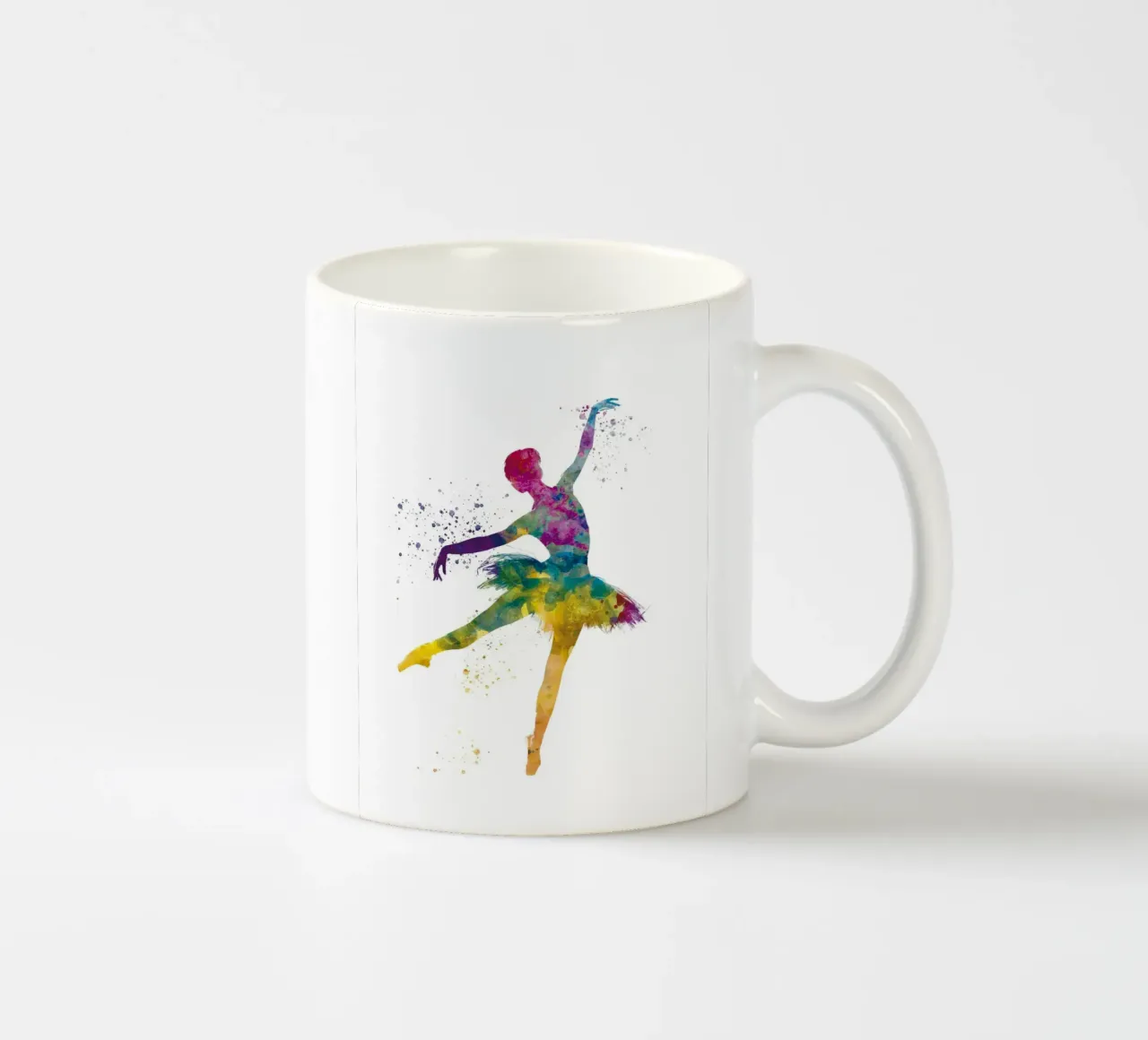 Ballerina di danza classica in acquerello tazza in ceramica da ⚽ Sports Pulse