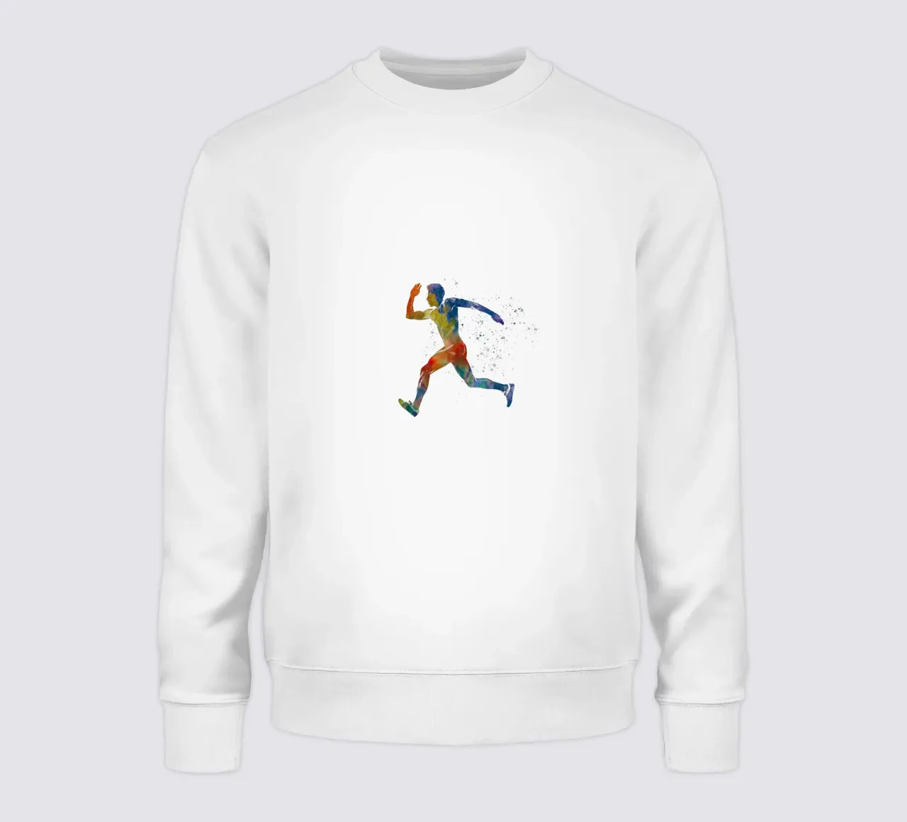 Corridore in acquerello felpa da ⚽ Sports Pulse