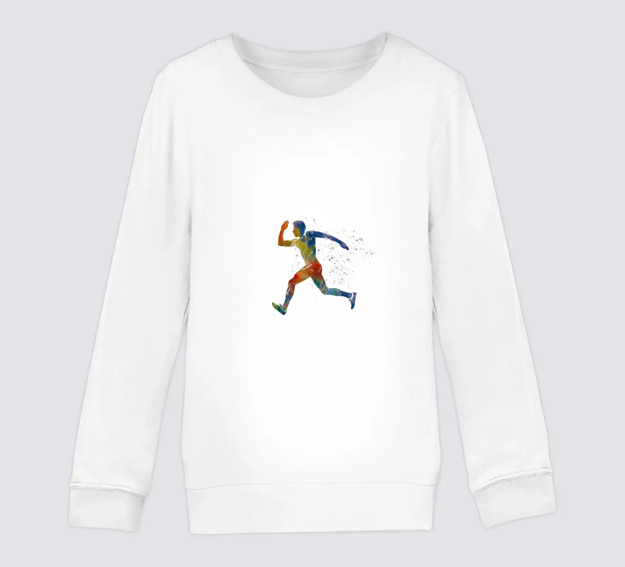 Corridore in acquerello felpa bambino da ⚽ Sports Pulse