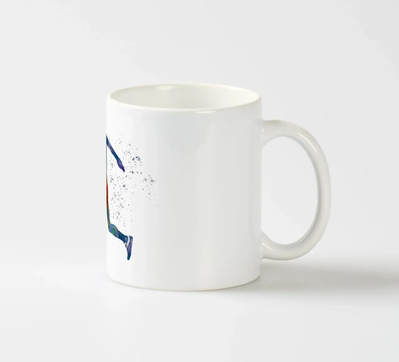 Corridore in acquerello tazza in ceramica da ⚽ Sports Pulse