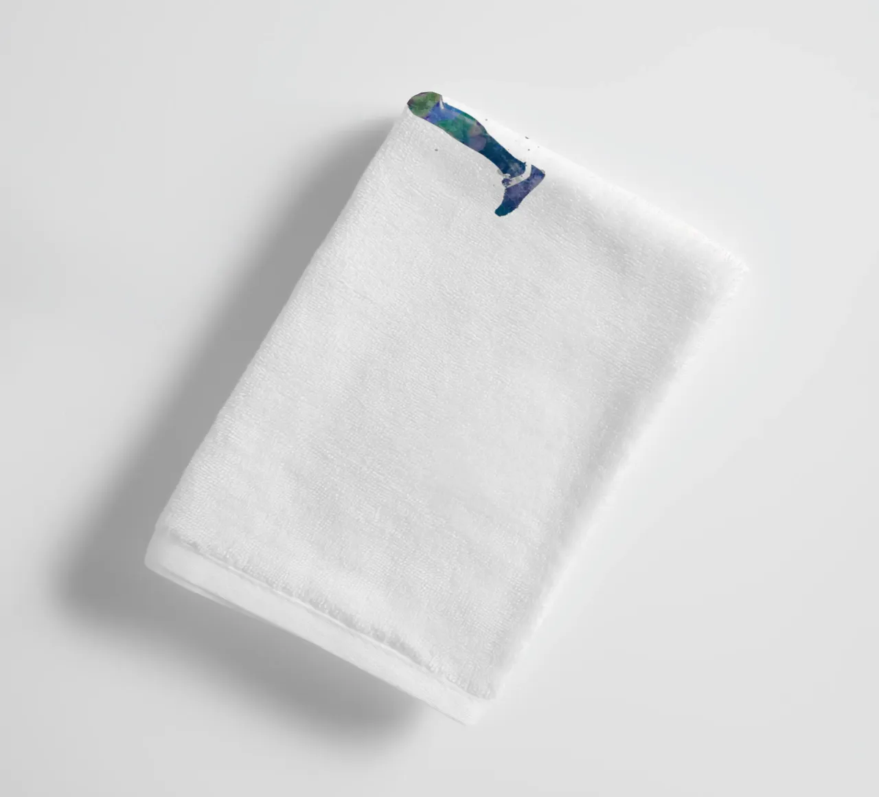 Corridore in acquerello asciugamano da bagno da ⚽ Sports Pulse