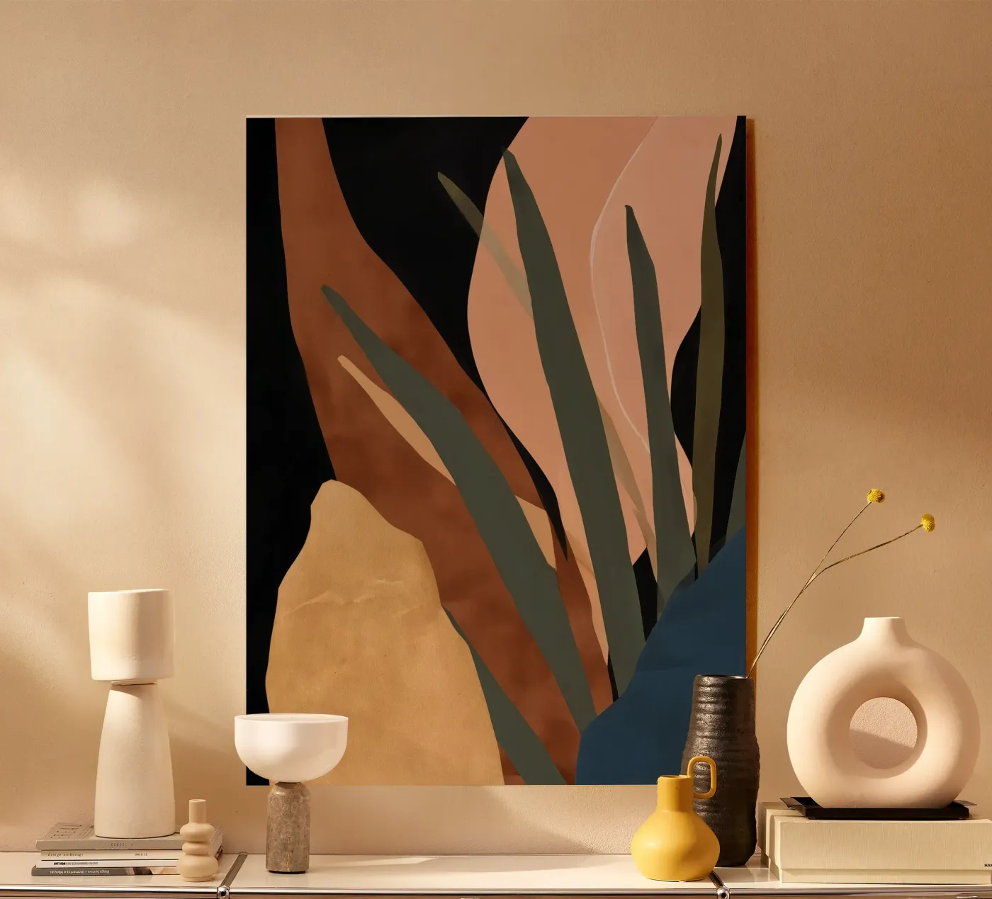Petal & Shadow 3 acryl van Seed & Signal