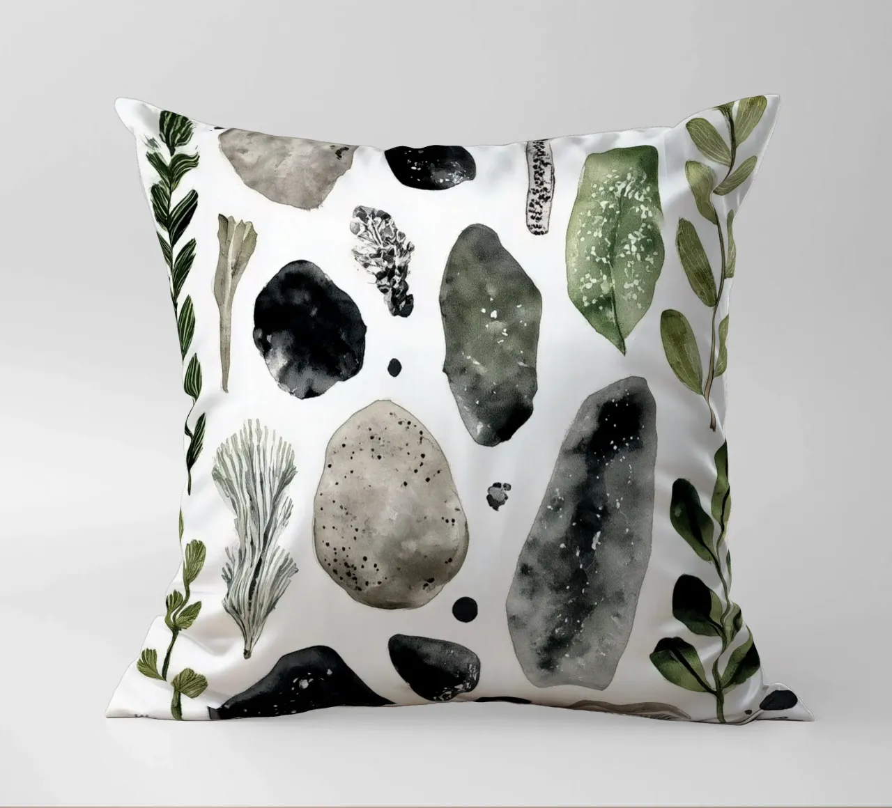 Minerale e micelio 1 cuscino da Louise Wilder Studio