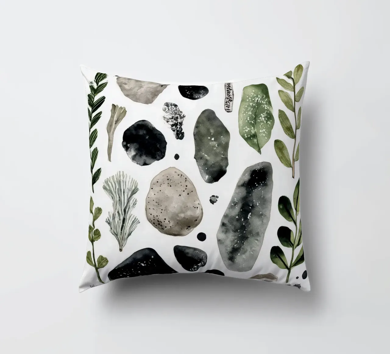 Minerale e micelio 1 cuscino da Louise Wilder Studio