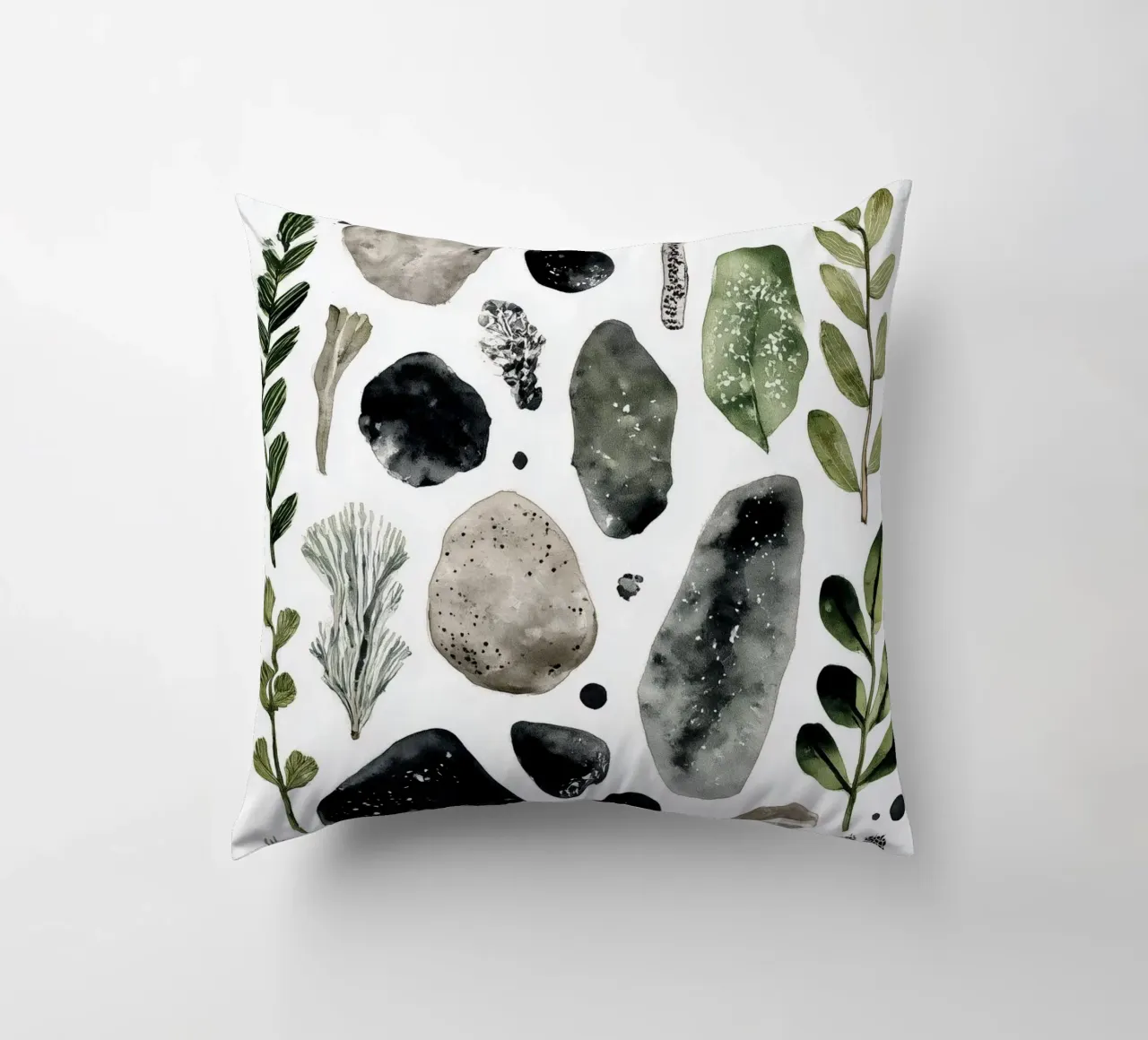 Minerale e micelio 1 cuscino da Louise Wilder Studio